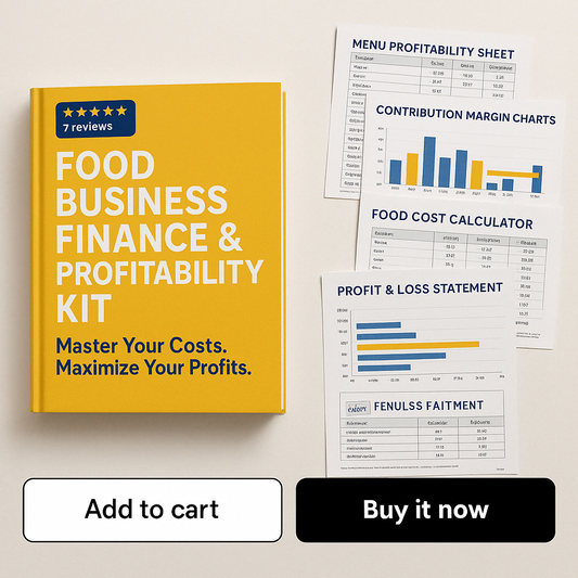 💰 Food Business Finance & Profitability Kit  📊 Master Your Costs. Maximize Your Profits.